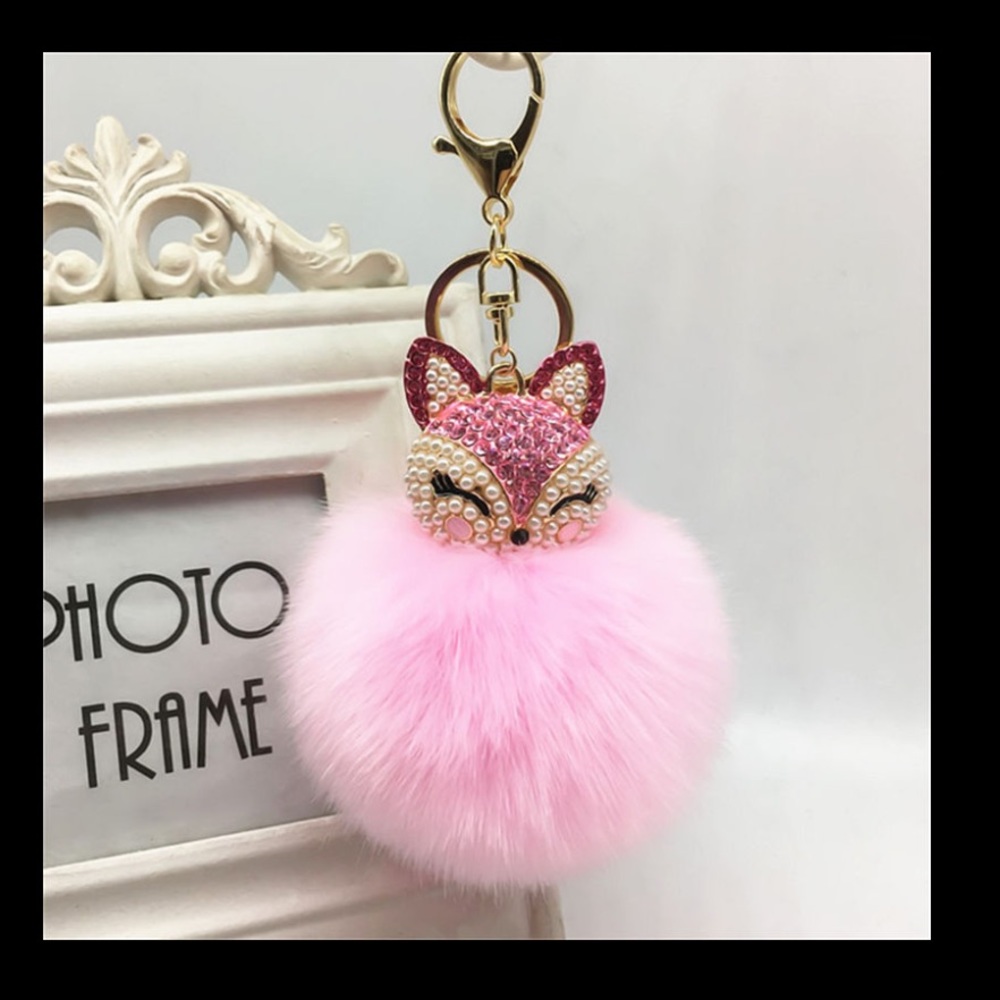 Pom Fox Keychain